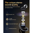 thumbnail image 3 of Wireless Earbuds, Bluetooth 5.4 Headphones Sport, over EarBuds with ENC Noise Cancelling Mic, 48H, Wireless Earphone with Earhooks, Stereo Deep Bass, IP7 Waterproof earbud for Workout Running, 3 of 8
