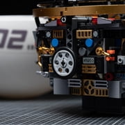 Sci-Fi Robot Building Set, Programmable Rolling Sphere Robot with Remote Control, STEM Building Kit , Teens & Adults, Futuristic Collectible Display Model