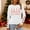 White, variant on Christmas Shirts for Women Funny Merry Christmas Graphic T Shirts V Neck Long Sleeve Xmas Tops Blouse