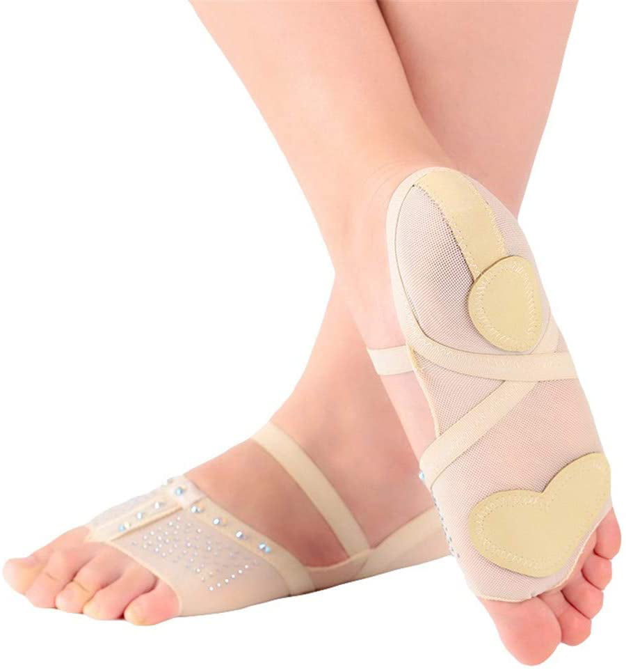 Leemiman Belly Dancing Toe Pad Women Foot Thong Protection Ballet Dance Shoes Socks