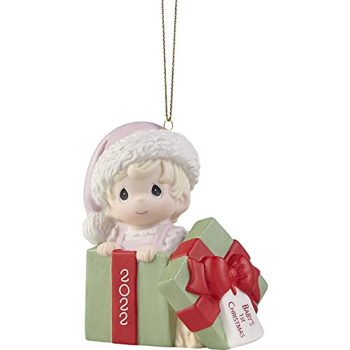 Precious Moments 221005 Baby’s First Christmas 2022 Dated Girl Bisque