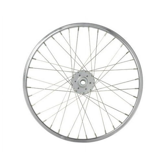 Wheel 20" x 1.75" 36 Stainless Steel Spoke Hollow Hub Chrome