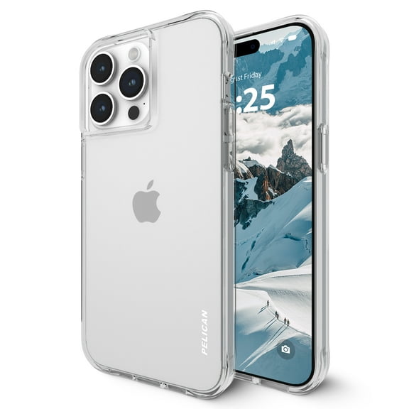 Pelican Ranger Series Apple iPhone 15 Pro Case [Wireless Charging Compatible] - 15ft Drop Protection - Clear