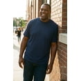 thumbnail image 4 of KingSize Men's Big & Tall The Ultra-Light Comfort Tee, 4 of 6