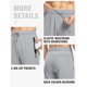thumbnail image 5 of Pantalones de senderismo TBMPOY, ligeros, de secado rápido, para hombre, gris claro, talla M, 5 of 7