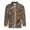 thumbnail image 3 of Lightweight Jacket for Men - Coffee Pots Cuteness Casual Zip Up Bomber Jacket Men Spring Fall Windbreaker Coat with Pocket, 3 of 6