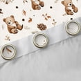 thumbnail image 4 of Erosebridal Cartoon Cute Bear Curtains Pack of 2 (42x84 Each),Rustic Farmhouse Pine Cone Curtains Blackout For Girls Boys, 4 of 7