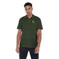 thumbnail image 2 of Looney Tunes Marvin The Martian Cotton Polo Shirt, Hunter Green, X-Large, 2 of 6