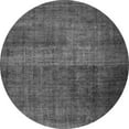 thumbnail image 1 of Ahgly Company Indoor Round Abstract Gray Contemporary Area Rugs, 3' Round, 1 of 1