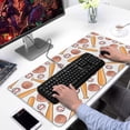 thumbnail image 2 of Long Mouse Pads for Desk,White Orange Baseball Gear Pattern Desk Mats on Top Of Desks, Desk Mouse Pad Extra Large with 3mm Non-Slip Base and Stitched Edge for Gaming,Office,Work,Home 31.5"x15.7", 2 of 6