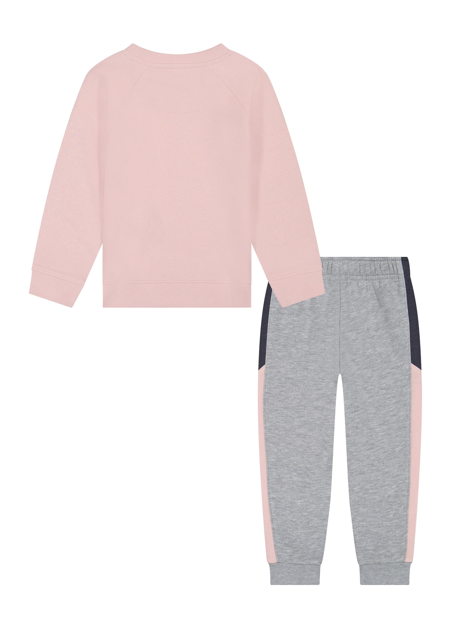 Reebok Toddler Play Hard Crew and Jogger Colorblock Set, 2-Piece, Sizes 12M-5T