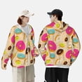 thumbnail image 4 of Lsque Donuts UPF 50+ Lightweight Sun Protection Men's Women's Long Sleeve Shirt, Hoodie Performance -X-Large, 4 of 9
