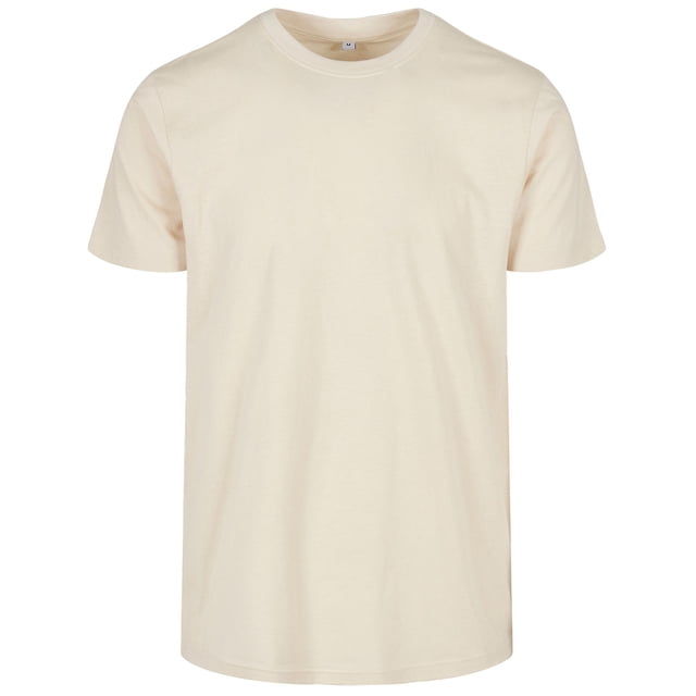 Build Your Brand T-Shirt Basique à Col Rond pour Hommes