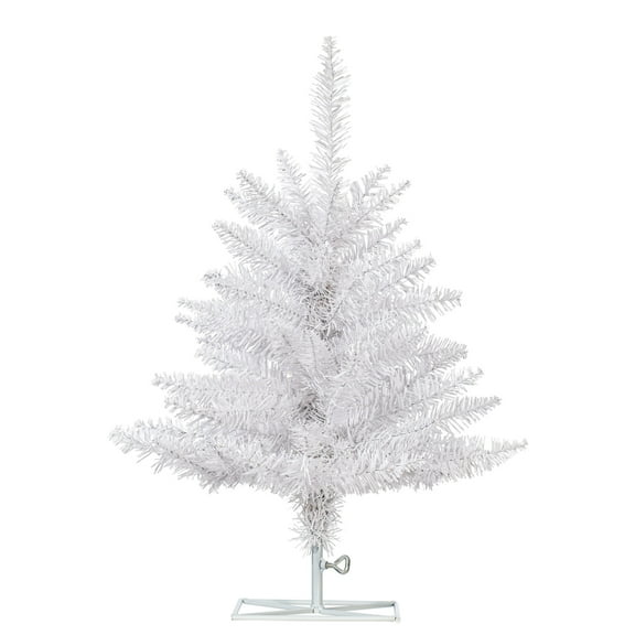 Vickerman 3' White Fir Artificial Christmas Tree, Unlit