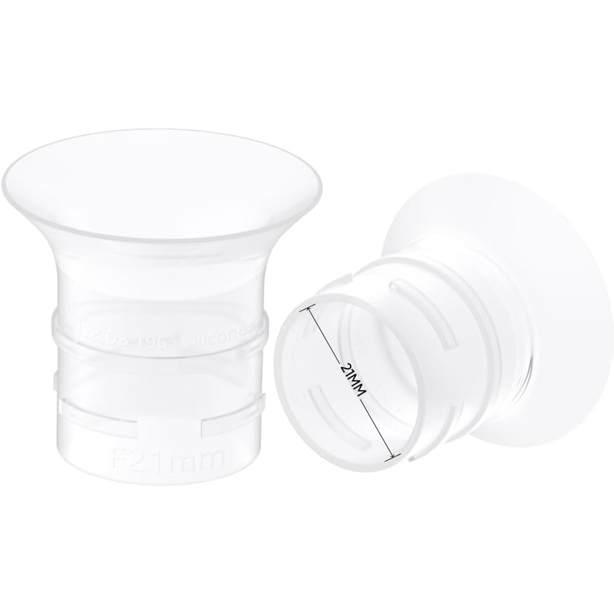 eufy Security Original 21mm Sizing Inserts (2-Pack) for Wearable Breast Pump S1/S1 Pro/E10/E20, Silicone Sizing Inserts, Easy to Install and Use, Comfortable and Precise Fit for Better Suction