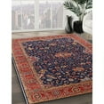 thumbnail image 2 of Ahgly Company Indoor Rectangle Mid-Century Modern Dark Almond Brown Oriental Area Rugs, 7' x 10', 2 of 6