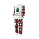 thumbnail image 3 of Pijamas navideños familiares Fiomva a cuadros rojos a juego, pantalones de pijama navideños 2023 (bebés, niños, hombres y mujeres), 3 of 8