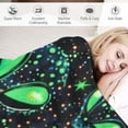 thumbnail image 3 of BCIIG Alien Throw Blanket Soft Cozy Plush Warm Fleece Blanket for Sofa Couch Bed  40x50in, 3 of 6