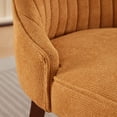 thumbnail image 6 of Adult Plush Fabric Dining Chair, Yellow (Set of 6), 6 of 17