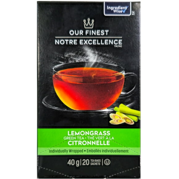 Our Finest Lemongrass Green Tea, 40 g x 20 bags