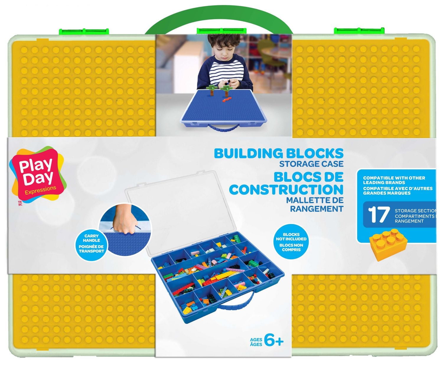 Play Day - Cas Pour Stocker (vert) avec poignée