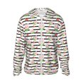 thumbnail image 1 of Lsque Pig And Watermelon Pattern UPF 50+ Lightweight Sun Protection Men's Women's Long Sleeve Shirt, Hoodie Performance -Large, 1 of 7