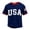 Dark Blue, variant on Men's USA 250 Years of Freedom Patriotic T-Shirt American Flag Casual Tee 250th Anniversary Shirt
