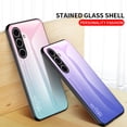 thumbnail image 5 of ELEHOLD Case for Samsung Galaxy S24 FE, Lightweight Gradient Glass Case Ultra Slim Shockproof Cover,Red, 5 of 10