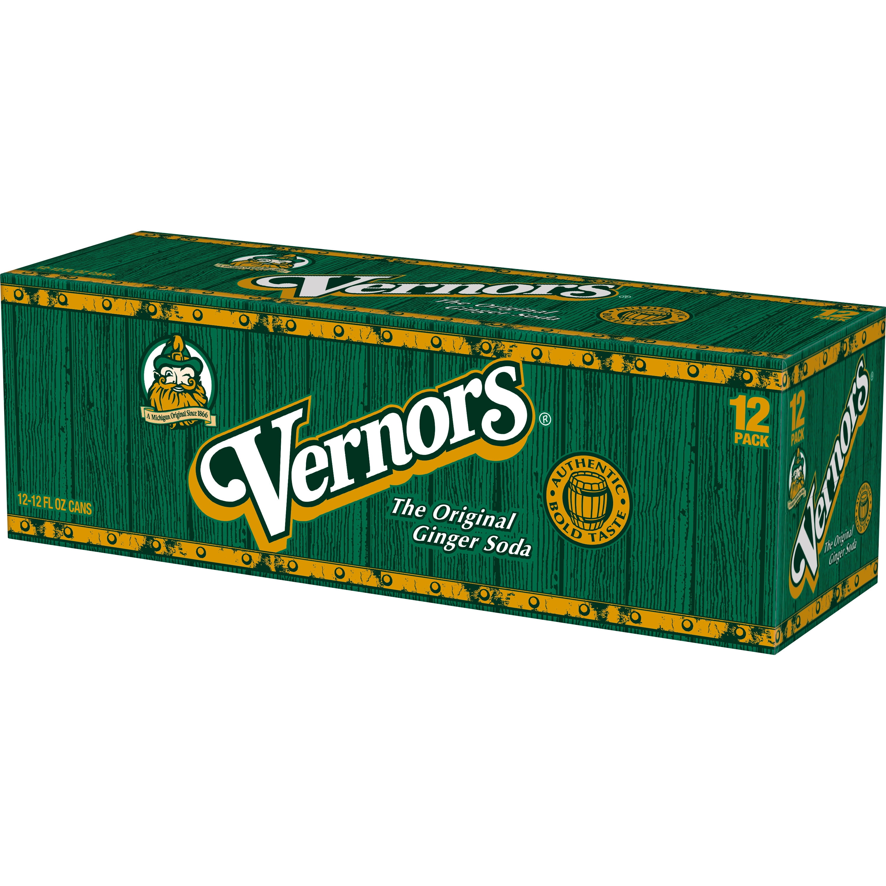 Vernors Original Ginger Ale Soda Pop, 12 Fl Oz, 12 Pack Cans Best Deals