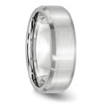 Chisel Brushed Beveled Edge Cobalt Wedding Band 7mm - Walmart.com
