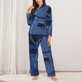 thumbnail image 3 of Lsque Scooby-Doo Pattern Long Sleeve Pajama Set for Women - Soft 2-Piece Sleepwear and Loungewear Set with Pockets, Comfy Nightwear, 3 of 8