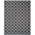 thumbnail image 2 of SAFAVIEH Montauk Nelson Geometric Cotton Area Rug, Dark Grey/Ivory, 8' x 10', 2 of 6