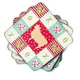 thumbnail image 2 of Caroline's Treasures CK5401FC English Leicester Longwool Sheep Love Foam Coaster Set of 4, Red, 3 1/2 x 3 1/2,, 2 of 4