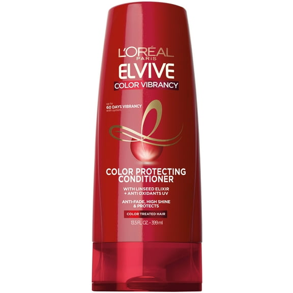 L'Oreal Paris Elvive Color Vibrancy Fade Defying Conditioner, Squeeze, 13.5 fl oz