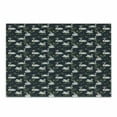 thumbnail image 1 of Swan Cutting Board, Pond Lilies and Cattails Growth Plain Colored Waterfowls on the Dark Blue Lake Art, Decorative Tempered Glass Cutting and Serving Board, Small Size, Multicolor, by Ambesonne, 1 of 1