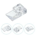 thumbnail image 3 of Uxcell Glass Retainer Clips, 50 Packs Cabinet Glass Clips Mirror Holder Clips for Fixing 4 mm Glass Cabinet Doors, 3 of 6