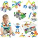 thumbnail image 1 of Juguetes STEM 11 en 1 Building Blocks GXI, 175 piezas, regalo para niños de 4 a 8 años, 1 of 7