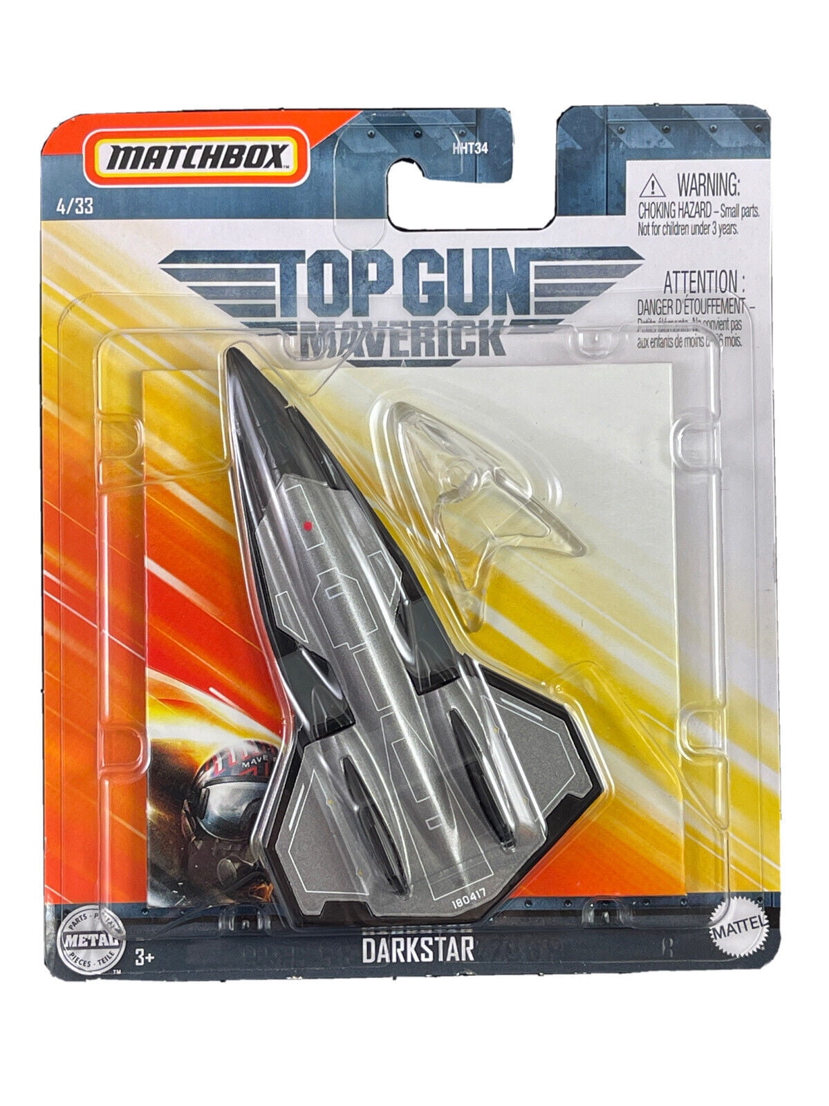 Matchbox 2022 Sky Busters Top Gun Maverick 4/33 Darkstar