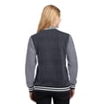 thumbnail image 2 of Sport-Tek Adult Female Women Fleece Letterman Jacket, 2 of 6
