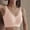 Pink, variant on Women's Thin Seamless Vest Soft Support Large Chest Small Half Fixed Cup Breathable Bra Sports Bras for Running Womens Sports Bra Compression Bras for Women Women Bra Set And Underwear Thong Strap