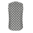 thumbnail image 4 of Hvot&aat Womens Polka Dot Flowy Tank Tops Keyhole Neck Sleeveless Breathable Blouse Vacation Beach Tees, 4 of 5