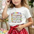 thumbnail image 2 of Xuewenshw Children's Casual Letter Pattern Print Multicolor Round Neck Short Sleeves Rjd2 Shirt, 2 of 4
