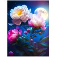 thumbnail image 1 of Kit de Bricolage à la Rose Pivoine, 30*40 cm, Cadre Non Inclus, 1 of 3