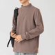 thumbnail image 5 of pstuiky camisetas de manga larga para hombre, Blusas y camisas de cuello redondo de manga larga cálidas de color sólido casuales de moda para hombre Tops de hombre l, 5 of 6