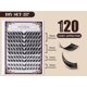 thumbnail image 2 of Zhuge 1 caja de extensiones de pestañas postizas, extensiones de pestañas DIY,reutilizables, para pestañas postizas en forma de C, incluye pinzas y pegamento (DIY-SET-217 negro), 2 of 3