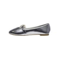 thumbnail image 3 of Kensie Girl Little Kids Ballerinas Flats , Silver Met, 4, 3 of 8