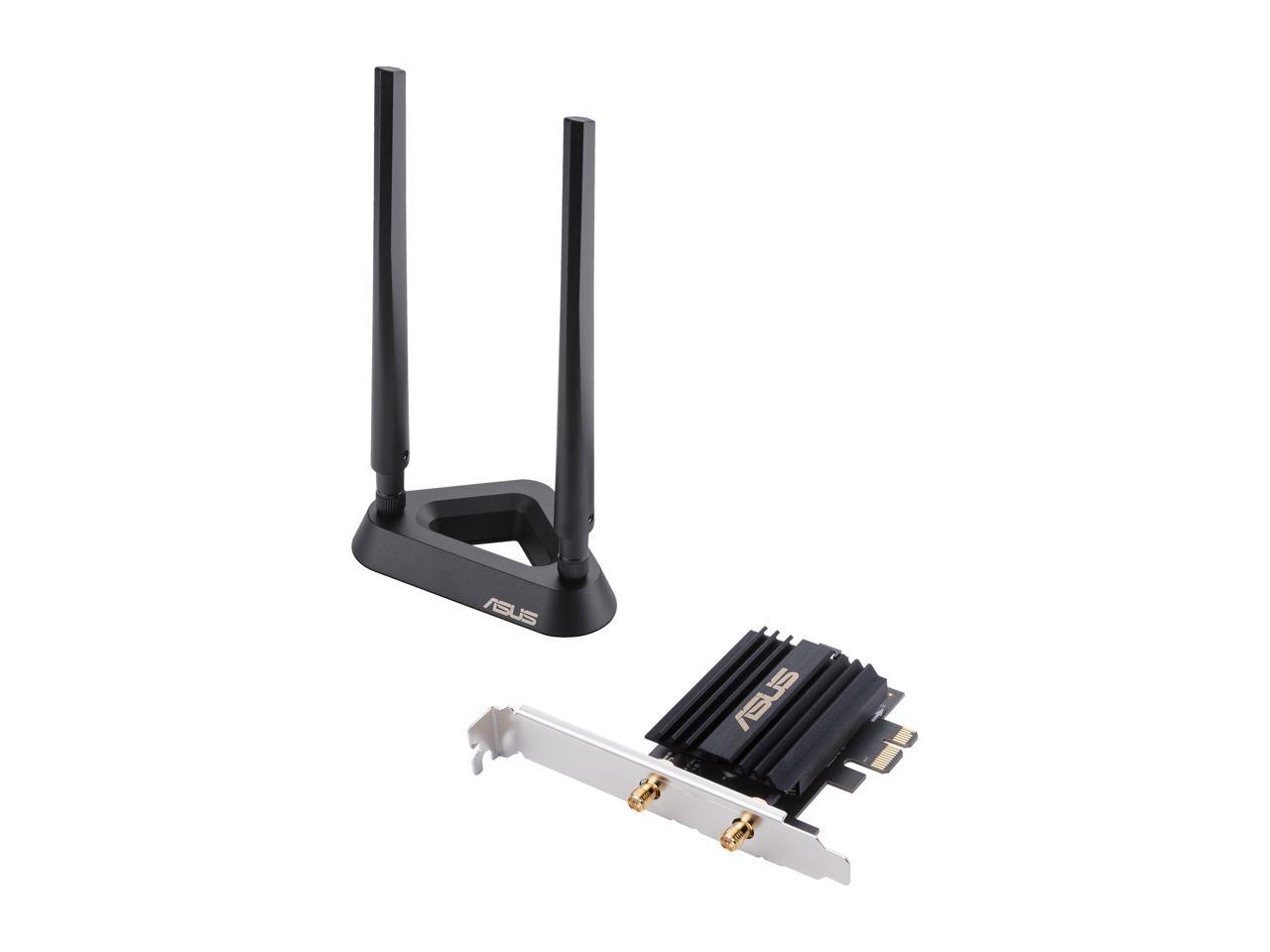 ASUS AX3000 (PCE-AX58BT) Next-Gen WiFi 6 Dual Band PCIe Wireless Adapter with Bluetooth 5.0 - OFDMA, 2x2 MU-MIMO and WPA3 Security - image 2 of 11