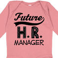 thumbnail image 4 of Inktastic Future HR Manager Boys or Girls Long Sleeve Baby Bodysuit, 4 of 5