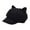Black, variant on Fgnfyis Cute Cat Ears Classic Beret for Women Solid Color Painter Hat Retro Eight-Panel Women's Hats Black