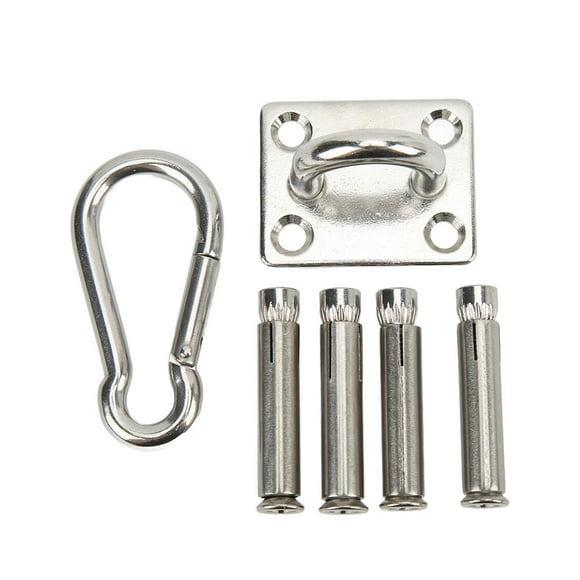 Fyydes Ceiling Hanging Kit 250kg / 551lb Load Bearing Stainless Steel Suspension Kit For Yoga Training Hammock Hanging Chair,Stainless Steel Suspension Kit,Ceiling Hanging Kit